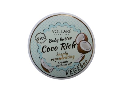 VOLLARE COSMETICS VEGEBAR COCO RICH REGENERATING BODY BUTTER P1010267